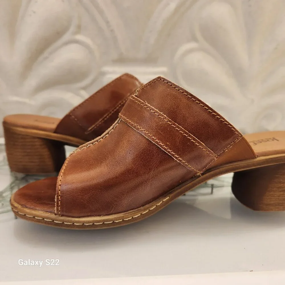 Josef Seibel Catalonia 25 Camel Dolomite Ladies Heeled Sandals. NIB. Size 6.5